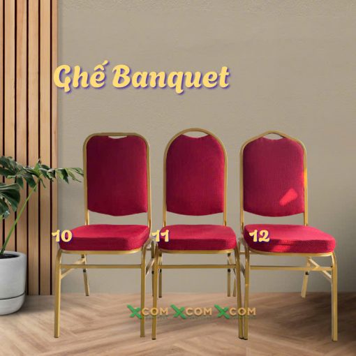 Ghế hội trường khung sắt nệm vải