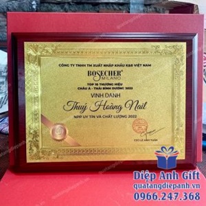 Bảng Vinh Danh Gỗ Đồng