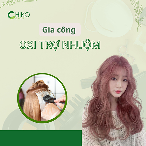 Gia công oxi trợ nhuộm