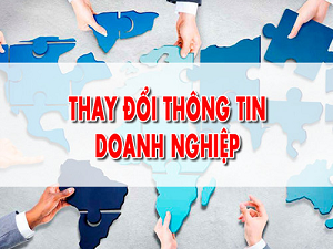 Thay Đổi Đăng Ký Kinh Doanh