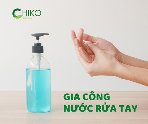 Gia công nước rửa tay
