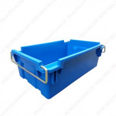 Thùng nhựa đặc có tay cầm