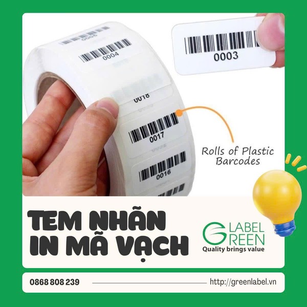 In tem nhãn mã vạch