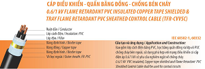 Cáp điều khiển chống bén cháy 0.6-1kV-10Cx2.5mm2 Taihan