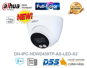 Camera IP DAHUA 4MP FullColor Tích Hợp Mic
