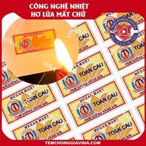 Tem Chống Giả Công Nghệ Nhiệt