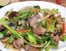 Thịt bò xào rau