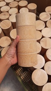 Bình Trà Đốt Tre
