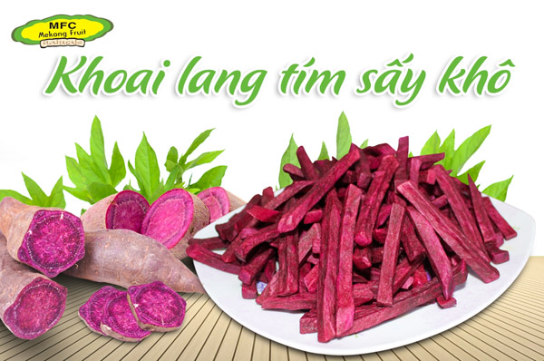 Khoai lang tím sấy khô