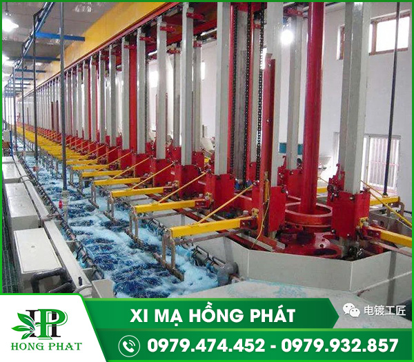 Dây chuyền mạ tự động dạng elip