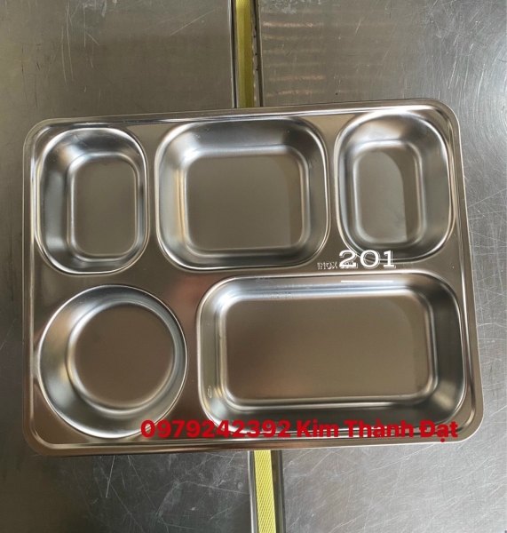 Khay cơm inox