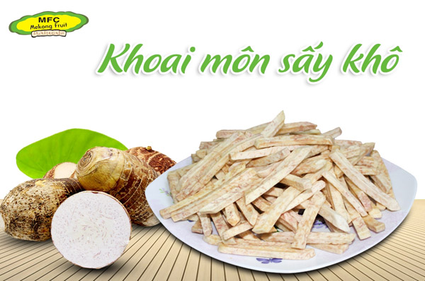 Khoai môn sấy khô