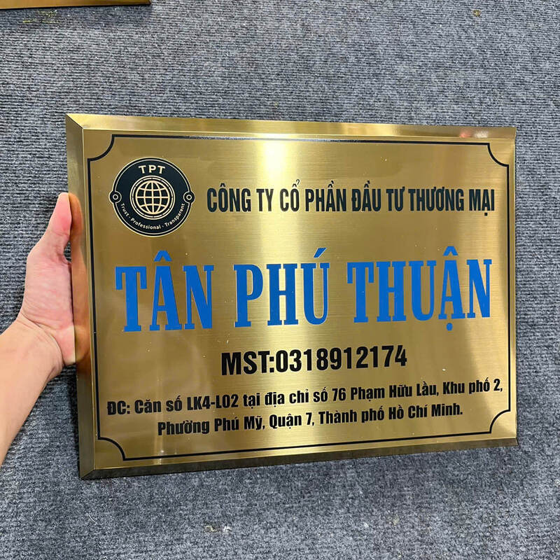 In bảng hiệu