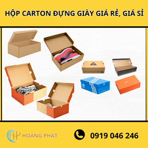 Hộp Carton Đựng Giày