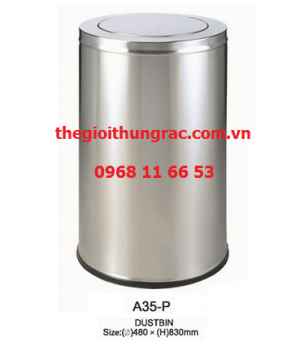 Thùng rác inox