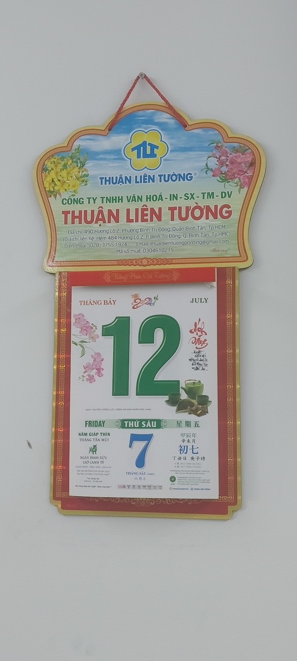 In lịch treo tường