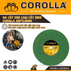 Đá Cắt Kim Loại, Cắt Inox Corolla 255x2.5mm