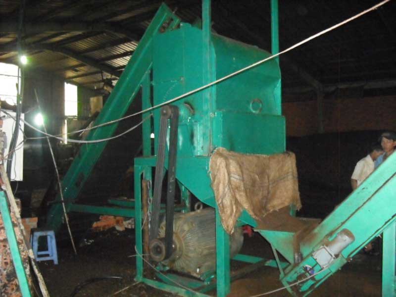 Máy nghiền vỏ hạt điều