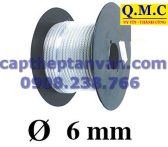 Cáp thép bọc nhựa D6mm