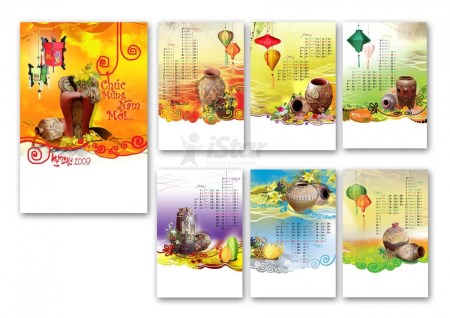 Thiết kế và in ấn lịch treo tường
