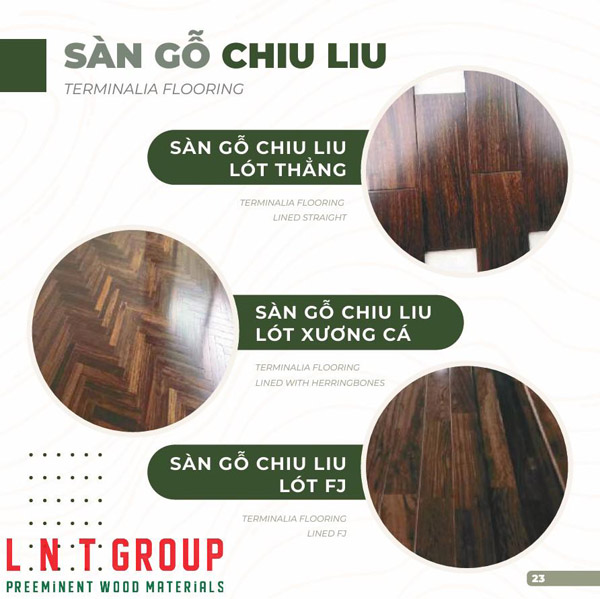 Sàn gỗ chiu liu