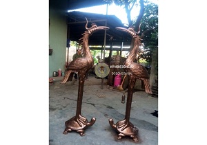 Hạc Thờ Bằng Đồng