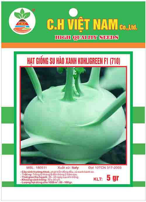 Hạt giống su hào xanh Kohligreen F1