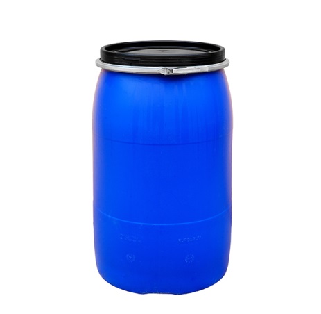 Thùng phuy nhựa 220L có đai sắt