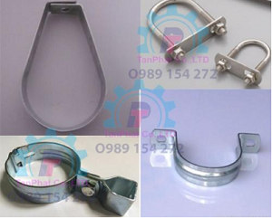 Đai treo ống, u bolt, cùm omega