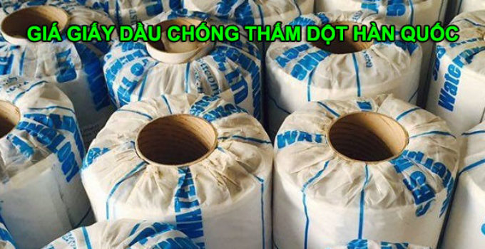 Giấy dầu chống thấm dột