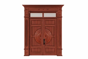 Cửa Thép Vân Gỗ 2 Cánh