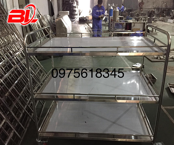 Xe đẩy inox