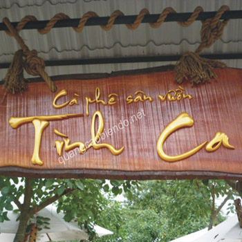 Biển gỗ quảng cáo