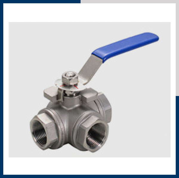 Van bi ren 3 ngả inox có tán