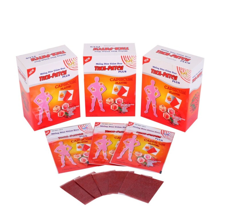 Miếng dán giảm đau Tika - Patch Capsicum