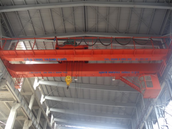 Cầu trục dầm đôi loại móc cẩu kép