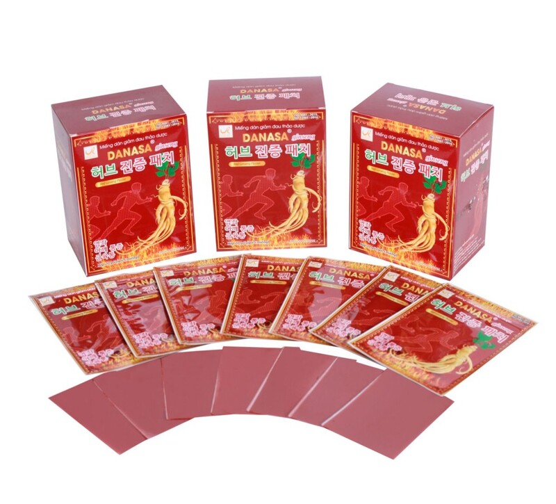 Miếng dán giảm đau thảo dược Danasa