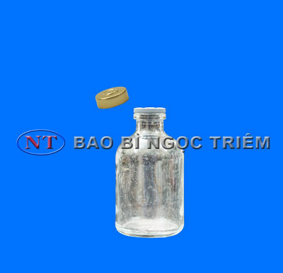 Chai thủy tinh 50cc trắng