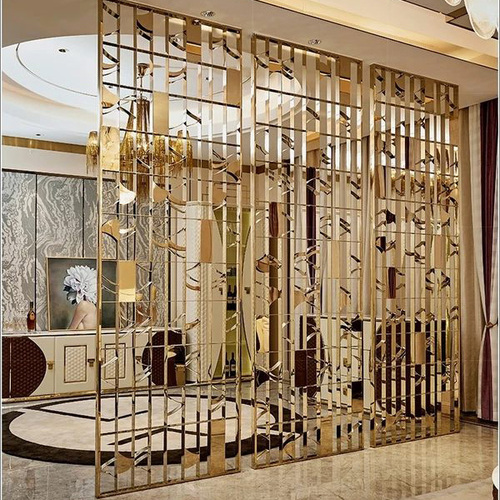 Vách ngăn inox mạ màu
