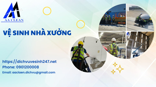 Dịch vụ vệ sinh nhà xưởng