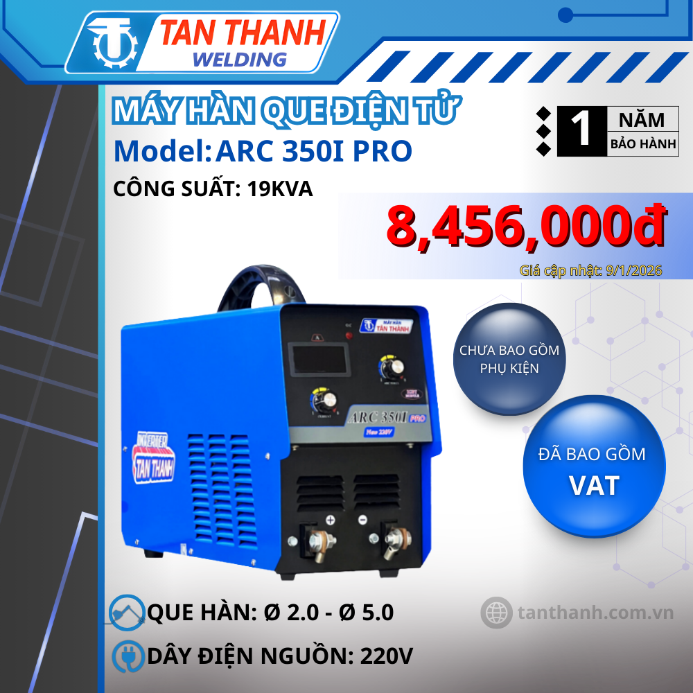 Máy hàn que ARC350I Inverter-PRO