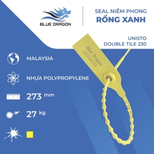 Dụng Cụ Niêm Phong Bằng Nhựa Dây Dẹp - Unisto Double Tile 230