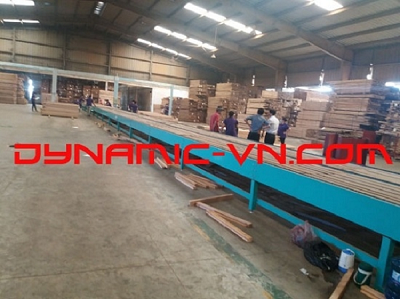 Băng tải xích gỗ