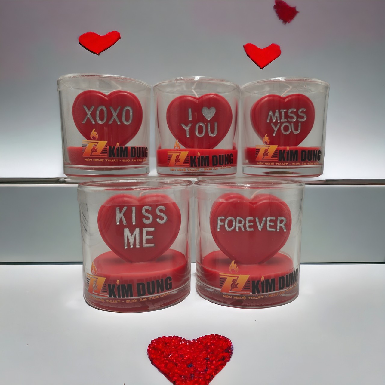 Nến nghệ thuật valentine
