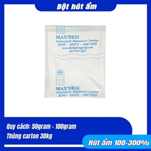 Bột Hút Ẩm Max Desi Túi Treo Container