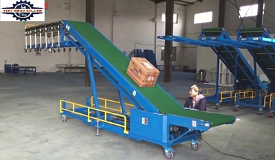 Băng Tải PVC Lên Container