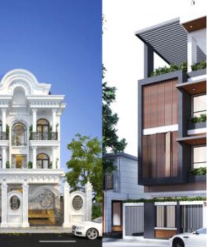 Thiết kế, thi công nhà phố