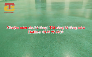 Dịch Vụ Nhuộm Màu Sàn Bê Tông