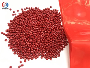 Hạt Nhựa Màu Đỏ Tết