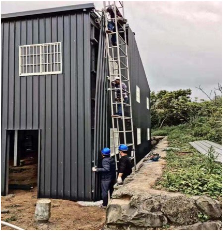 Lắp đặt tôn vắt